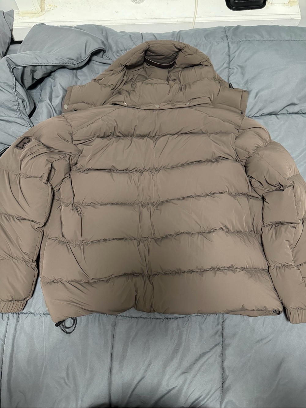 RUDSAK Men's Puffer Jacket in Taupe